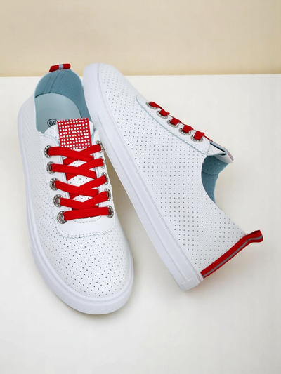Royalfashion Damen-Ökoleder-Sneaker PureWalk