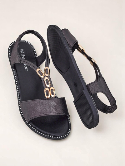 Royalfashion Damen Sandalen mit Zierriemchen Siena Glow