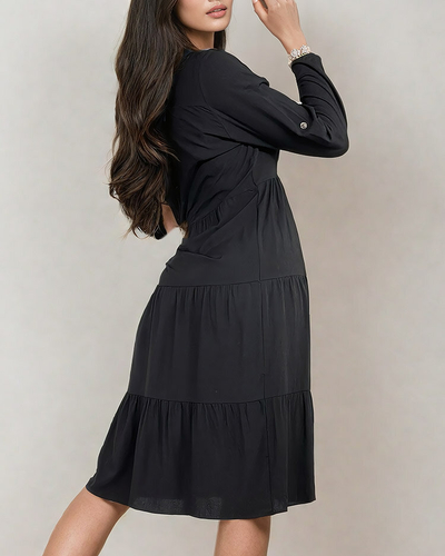 Royalfashion Damen Midikleid