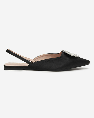 Schwarze Etalli Ballerinas. Schuhe
