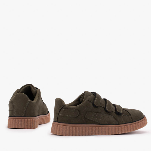 Темно-зелені дитячі кеди Jey