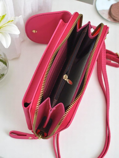 Royalfashion Multifunktionale Handtasche-Geldbörse mit Riemen Kompari