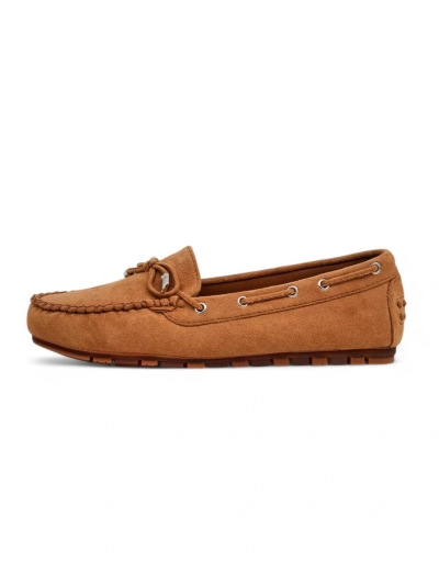 Royalfashion Damen-Eco-Suede-Mokassins Ziferte