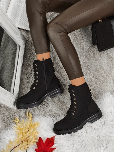 Damen Trapper Stiefeletten Thalira