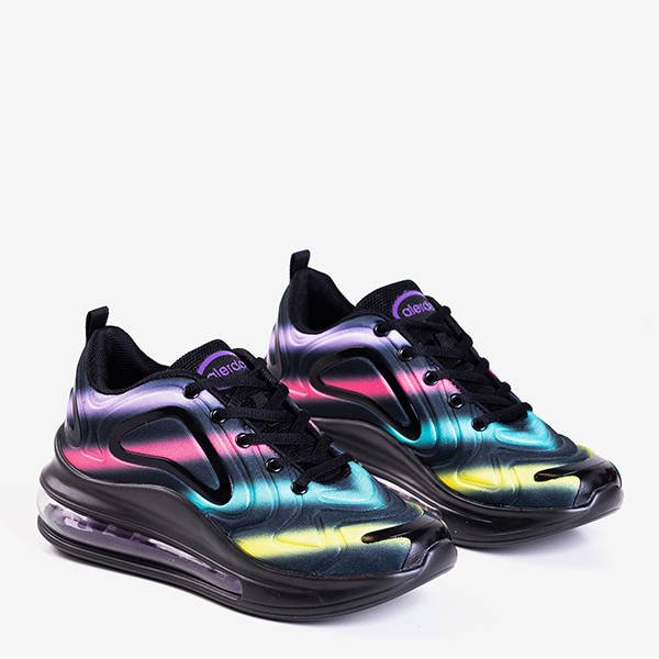 Bunte Sportschuhe für Damen mit transparenter Fusion-Sohle - Schuhe