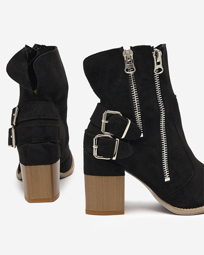 Damenstiefel auf der Post in Schwarz Ferrgo- Footwear