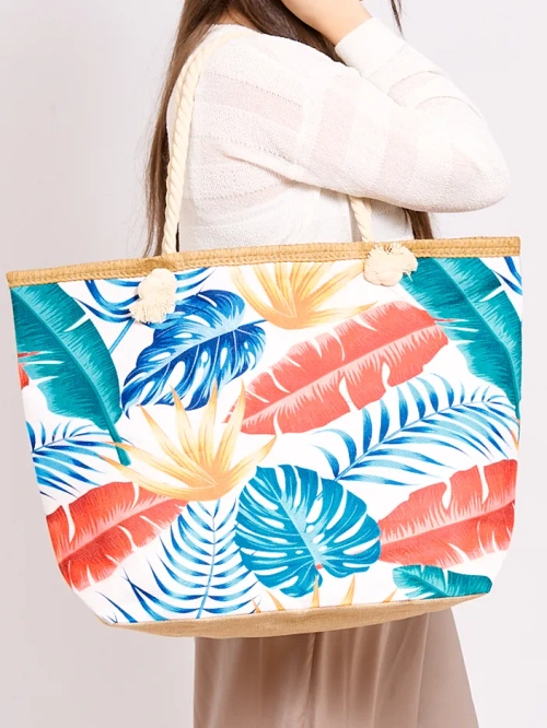 Royalfashion Велика тканинна сумка з принтом