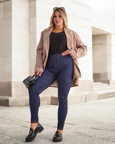 Royalfashion Damen Treggings PLUS SIZE Hose
