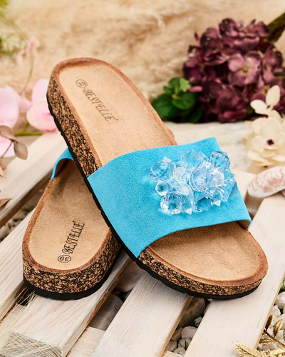 Royalfashion Damen Villo Strass-Flip-Flops