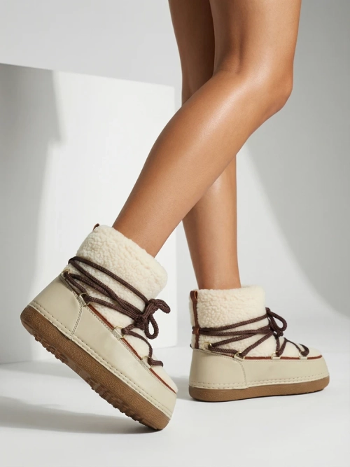 Жіночі снігоходи з кожушком Uvella