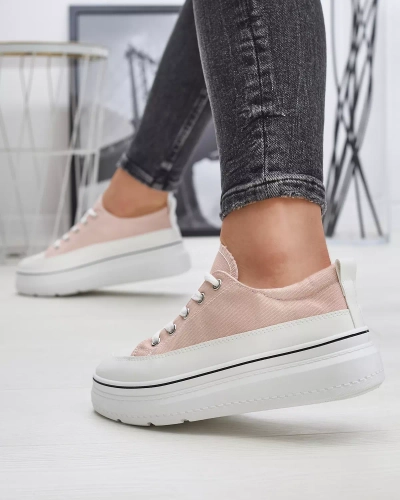 Gepuderte Damen-Sneaker auf der Veritar-Plattform - Schuhe