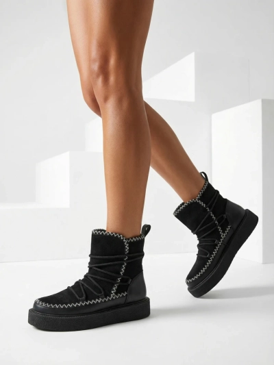 Royalfashion Damen Schnürstiefel Siozi