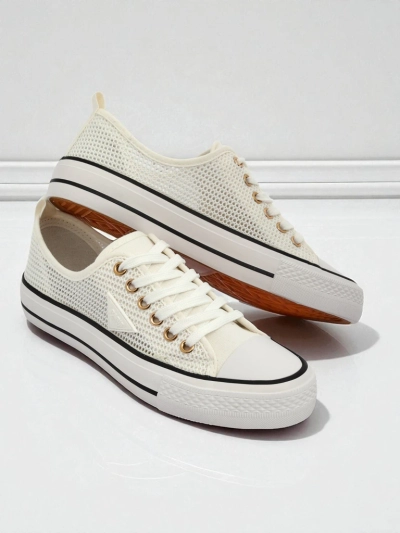 Royalfashion Damen perforierte Sneaker Rebbse