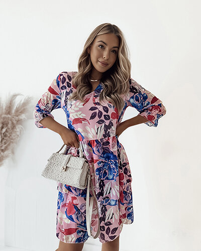 Royalfashion Blumiges Minikleid für Damen