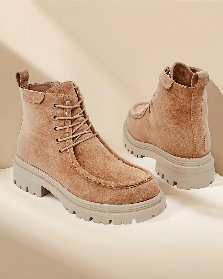 Royalfashion Damen Schnürstiefeletten Rullose