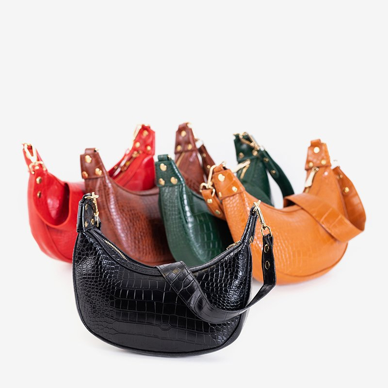 Rote Umhängetasche a'la baguette - Handtaschen