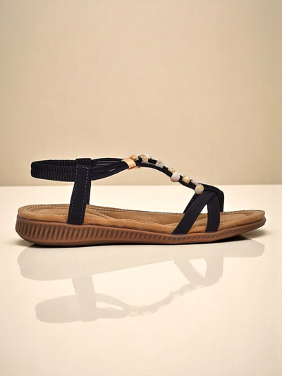 Royalfashion Damensandalen mit Imen-Verzierungen