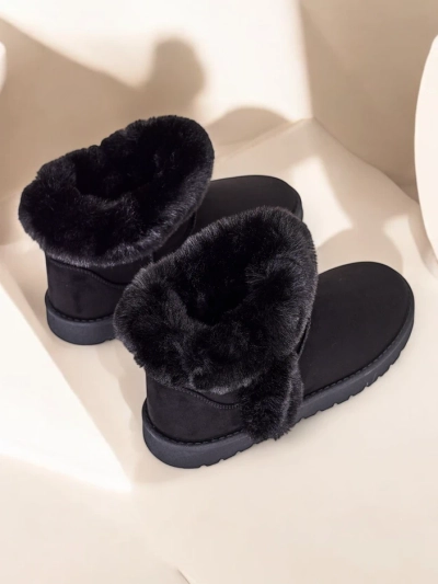 Royalfashion Kurze Damen-Schneestiefel im Boot-Stil Giesi