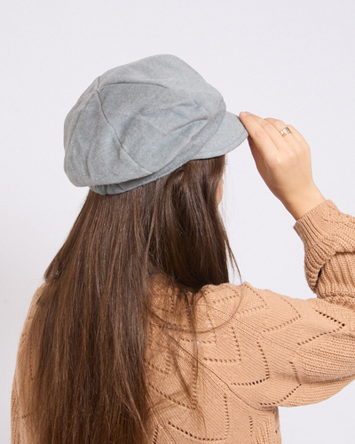 Royalfashion Damen Baskenmütze mit Schleife