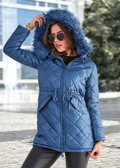Royalfashion Steppjacke für Damen in blau