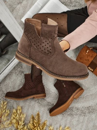 Damen Stiefeletten aus Naturleder Rito