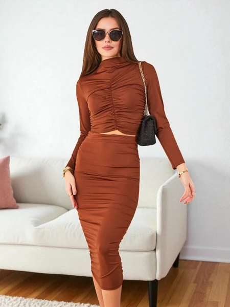 Royalfashion Damen Bleistift-Midirock