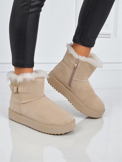 Royalfashion Kurze Damen Schneestiefel Aurelia Classico