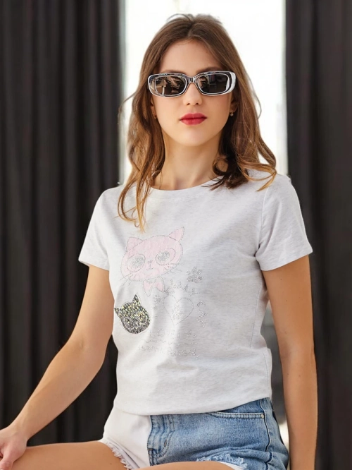 Royalfashion Жіноча блузка з бавовни