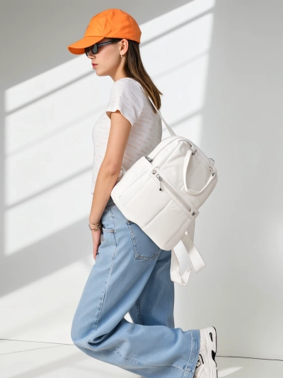 Royalfashion Damen-Ökoleder-Rucksack