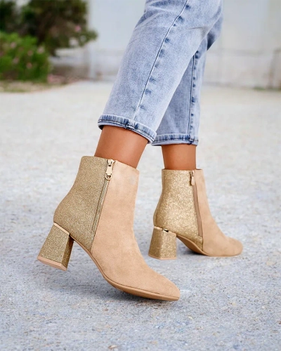 Royalfashion Damen Stiefeletten auf einem Stiletto Boratos