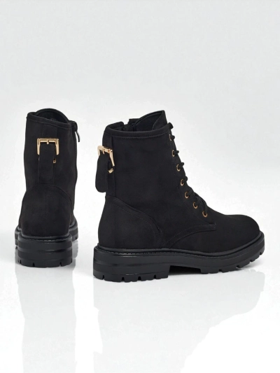 Damen Trapper Stiefeletten Thalira