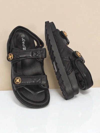 Royalfashion Damen-Sandalen mit dickerer Sohle Vivere