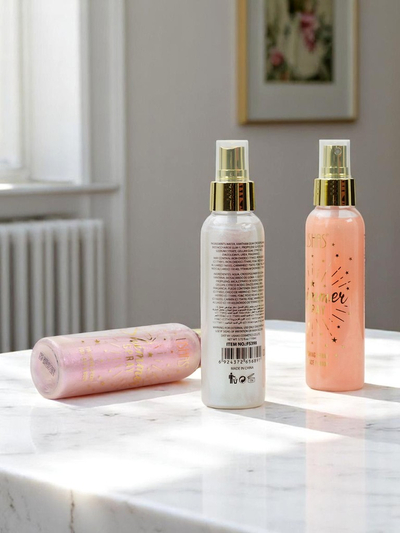 USHAS Summer Spray – Flüssiger Highlighter für Gesicht und Körper Weiß