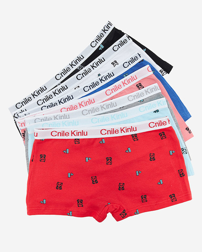 Різнокольорові жіночі шорти-боксери 7 / уп. РАЗМЕР ПЛЮС - Нижня білизна