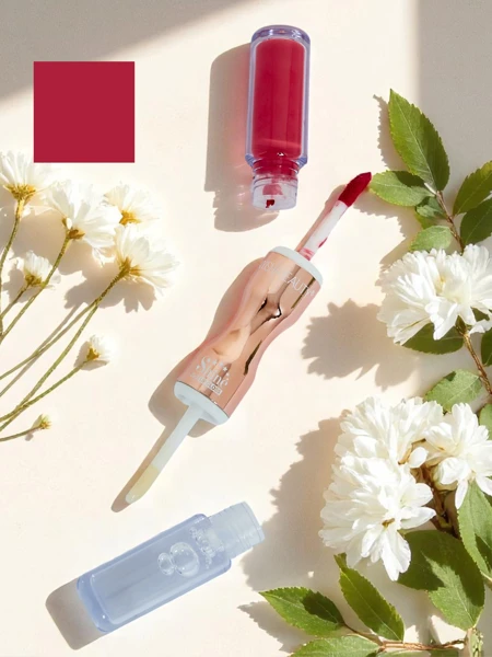 2-in-1 Lippenstift und transparenter Lipgloss Shocking Revelation