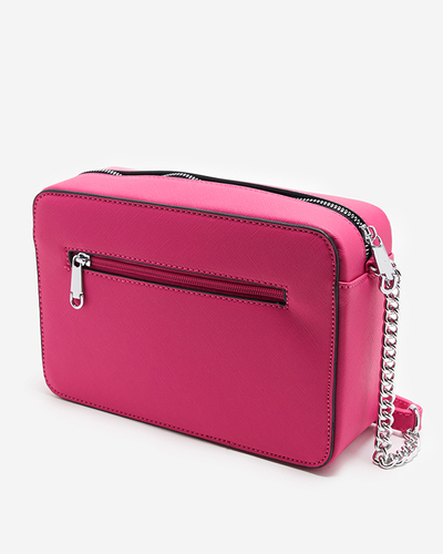 Ажурна жіноча сумочка кольору фуксія - Аксесуари