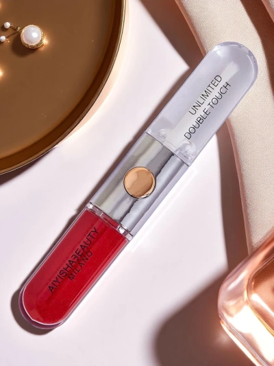 2-in-1 Lippenstift und transparenter Lipgloss Lady Bug