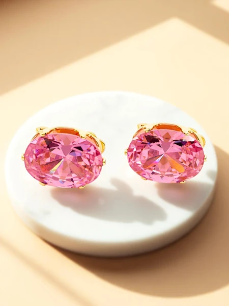 Royalfashion Damen-Clip-Ohrringe mit Kristall