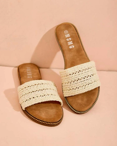 Royalfashion Damen Bofira flache Sohle Flip-Flops