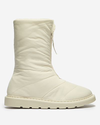 Beige Damenschuhe a'la Schneestiefel Tirigga- Footwear