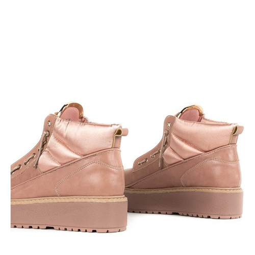 Роживі ботинки на платформі Almuterin - Взуття