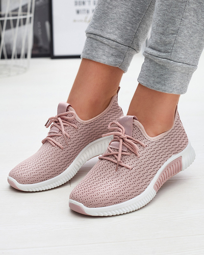 Rosa Sportschuhe für Damen aus Stoff Vobbu- Footwear