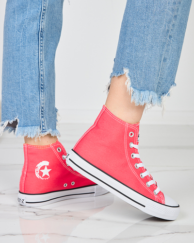 High-Top-Sneaker Garet für Damen in Koralle - Schuhe