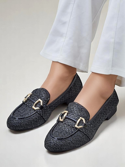 Royalfashion Durchbrochene Damen-Loafer Sallim