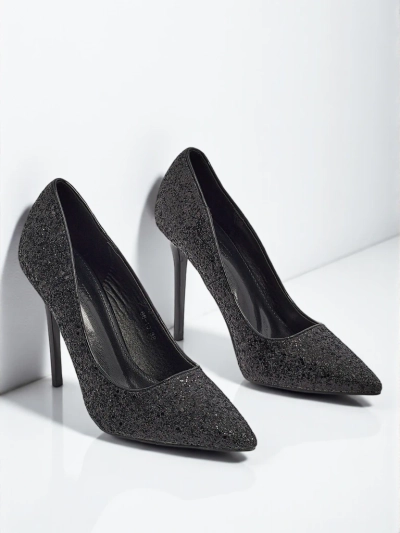 Damen Eco-Leder Pumps mit Brokat Zavrimea