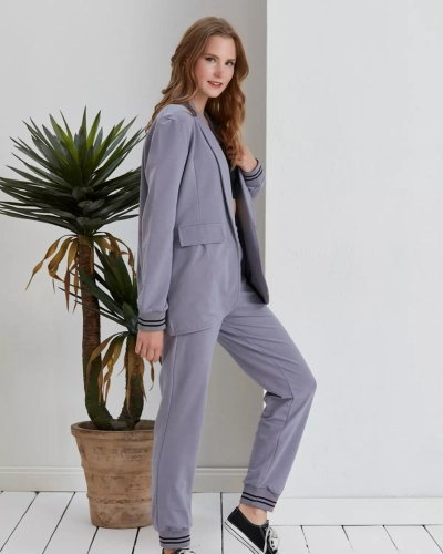 Royalfashion Lila 2-teiliges Damenset