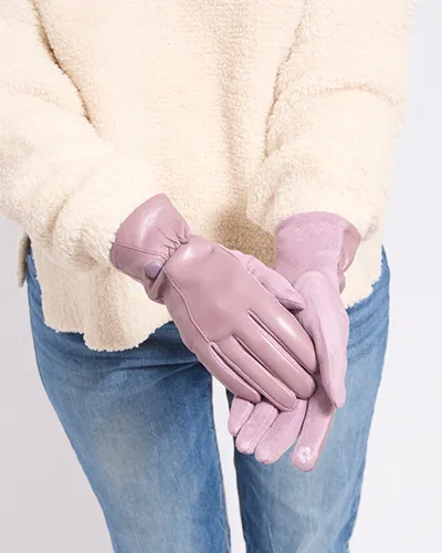 Royalfashion Damenhandschuhe aus Öko-Leder