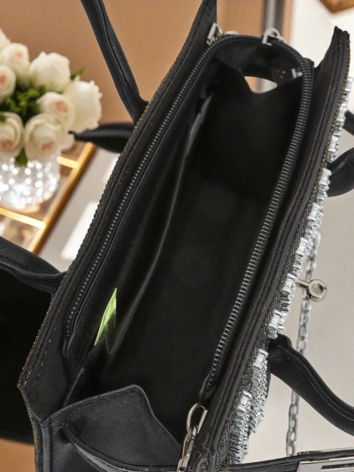 Royalfashion Damen Clutch Handtasche mit Zirkonia Seren Voux