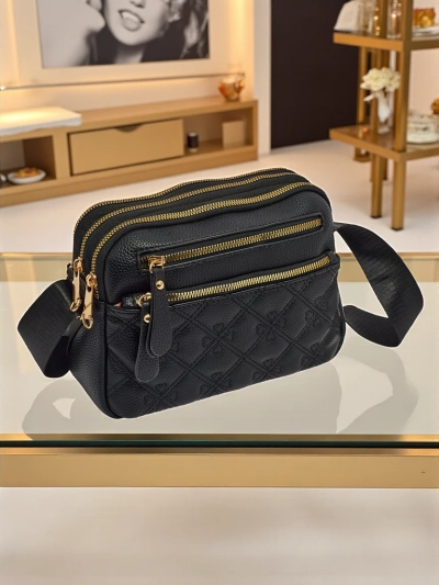 Kleine Damenhandtasche aus Öko-Leder Ebony Glow