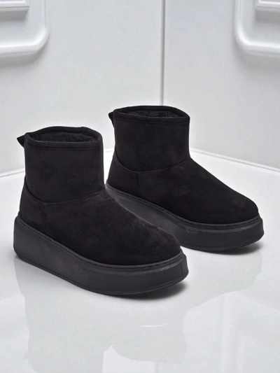 Kurze Damen-Schneestiefel mit abnehmbarem Schaft Elizze